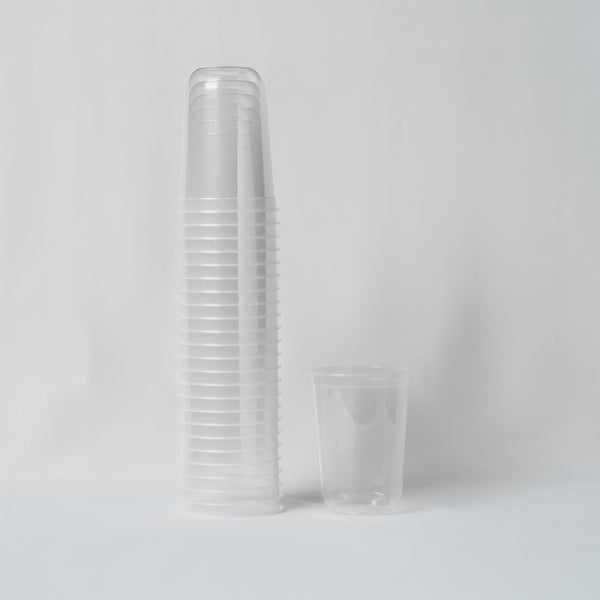 Cups 500ml Hard Plastic — Box of 500